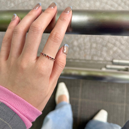 〈大阪限定〉Heart enamel ring