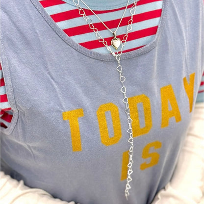 Italian chain necklace〈Heart〉1