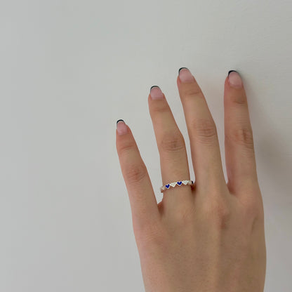 《FUKUOKA limited color》Heart enamel ring 2