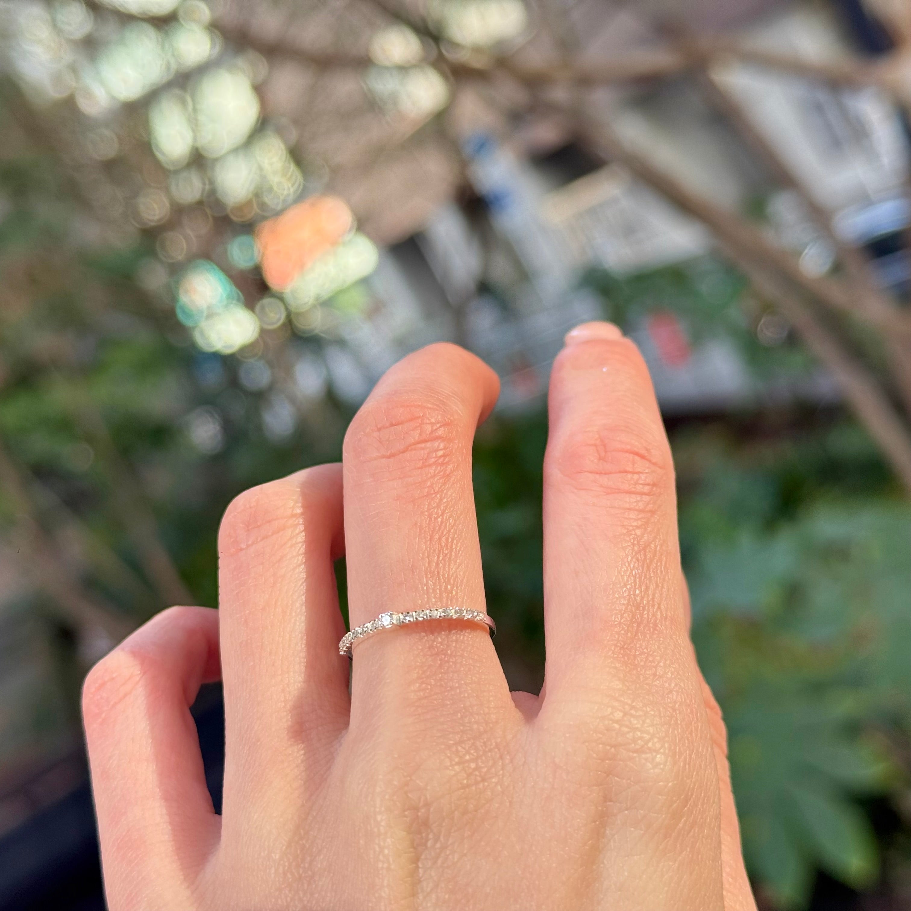 ビジュマムポコ　ダイヤモンド入りリング16号 Biju mam poco】Diamond ring 1