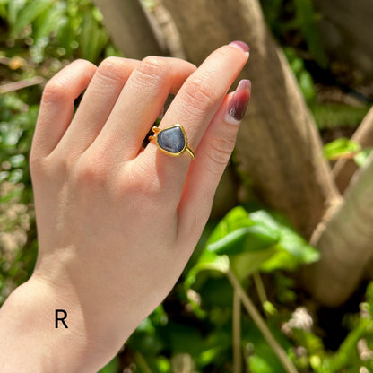 Brass 1stone ring