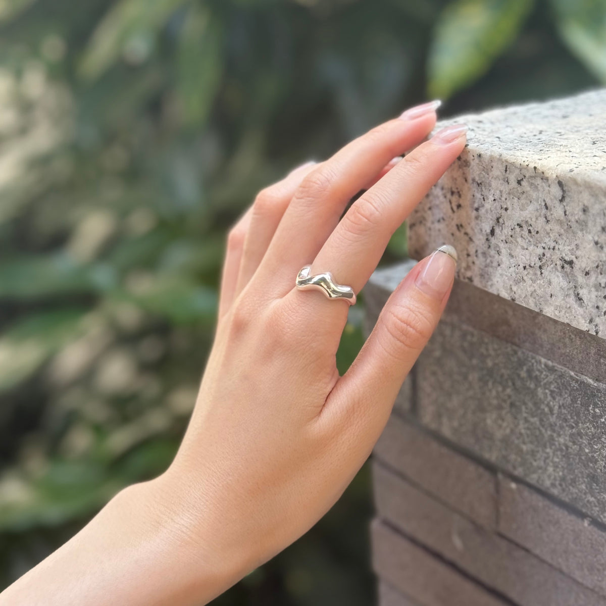 Silver925 plain ring 52