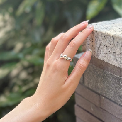 Silver925 plain ring 52
