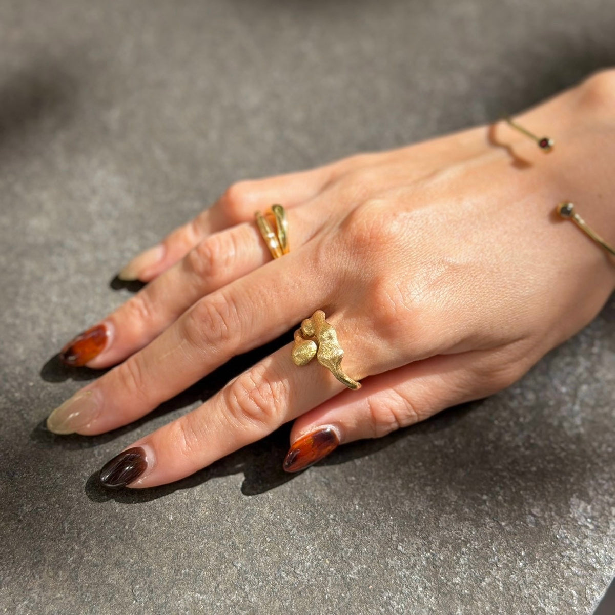 Brass plain ring 25