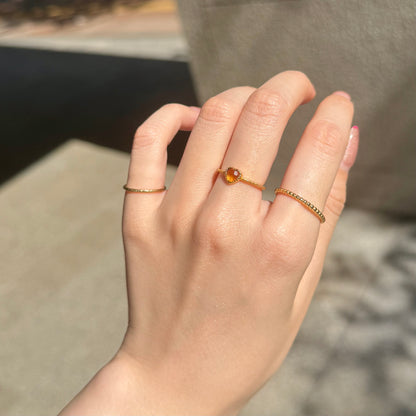 Brass Heart ring 1