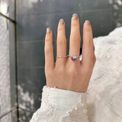 Heart ring & ear cuff