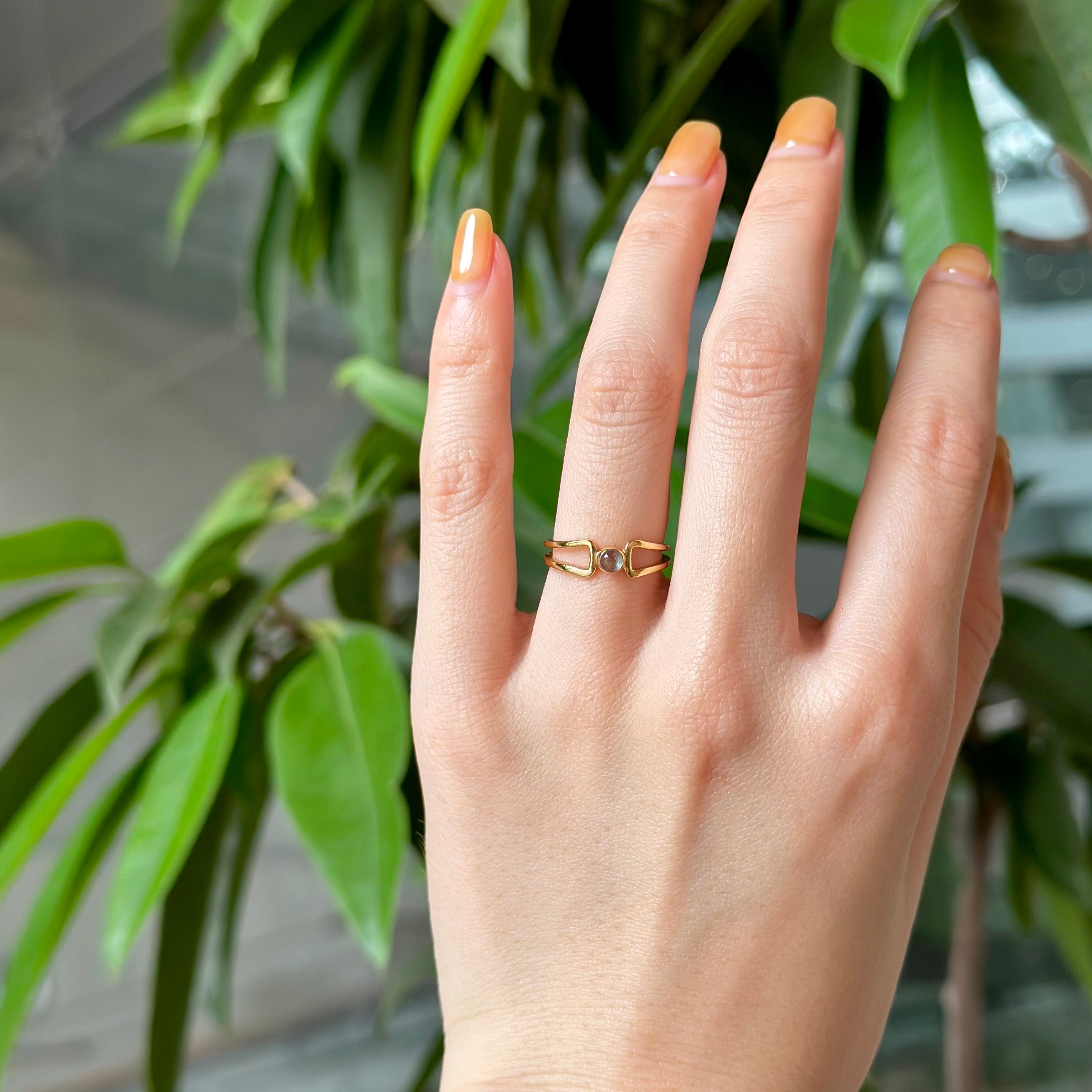 ビジュマム　リングセット6本 Brass design ring 6 – Biju mam