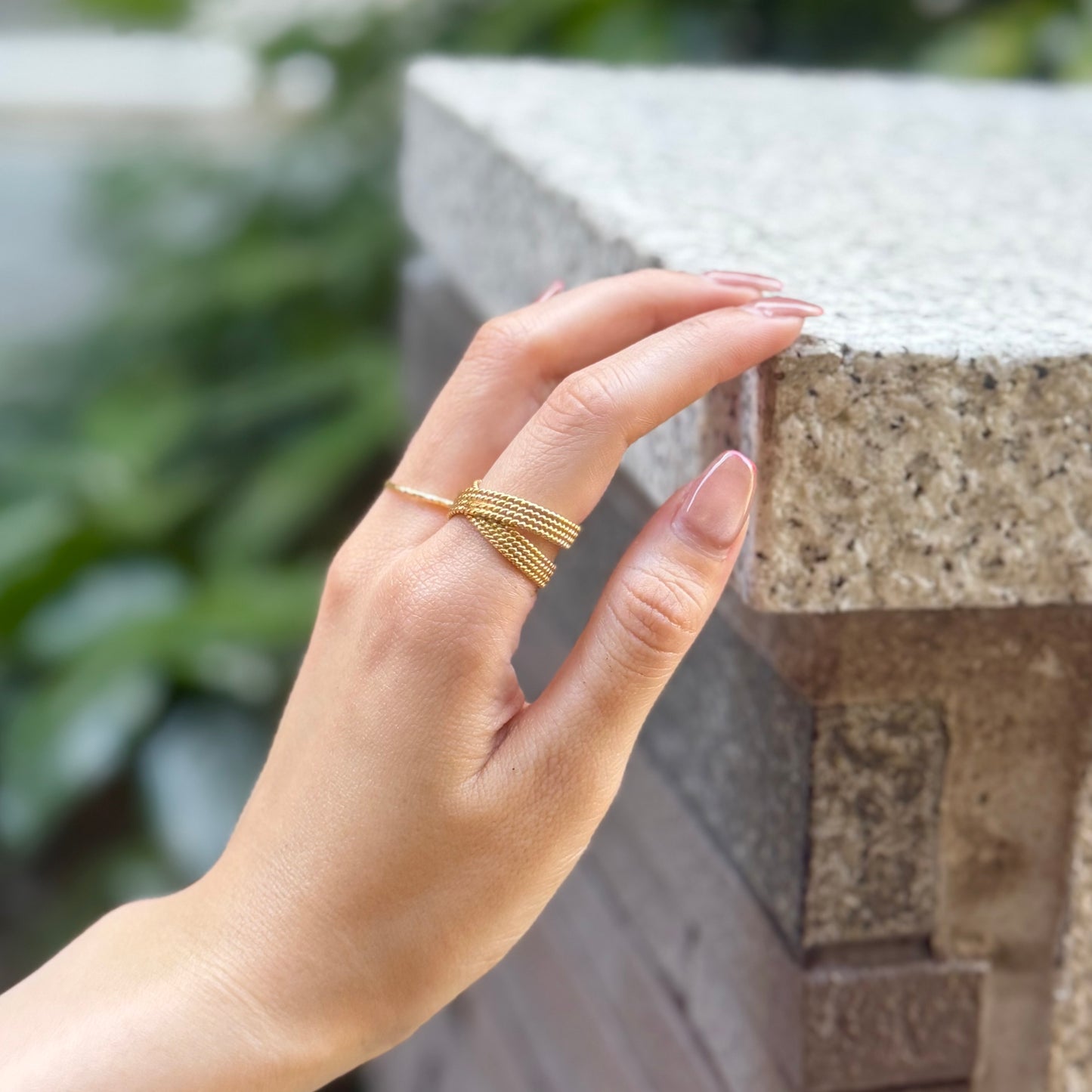 Brass plain ring 15