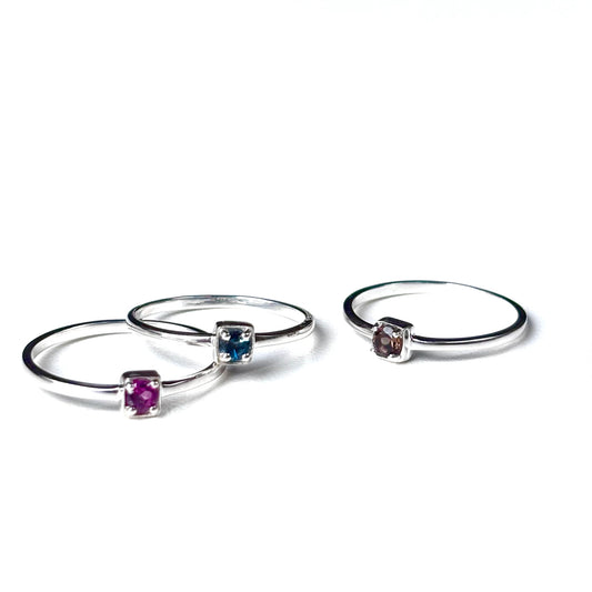 Silver925 1stone ring 1