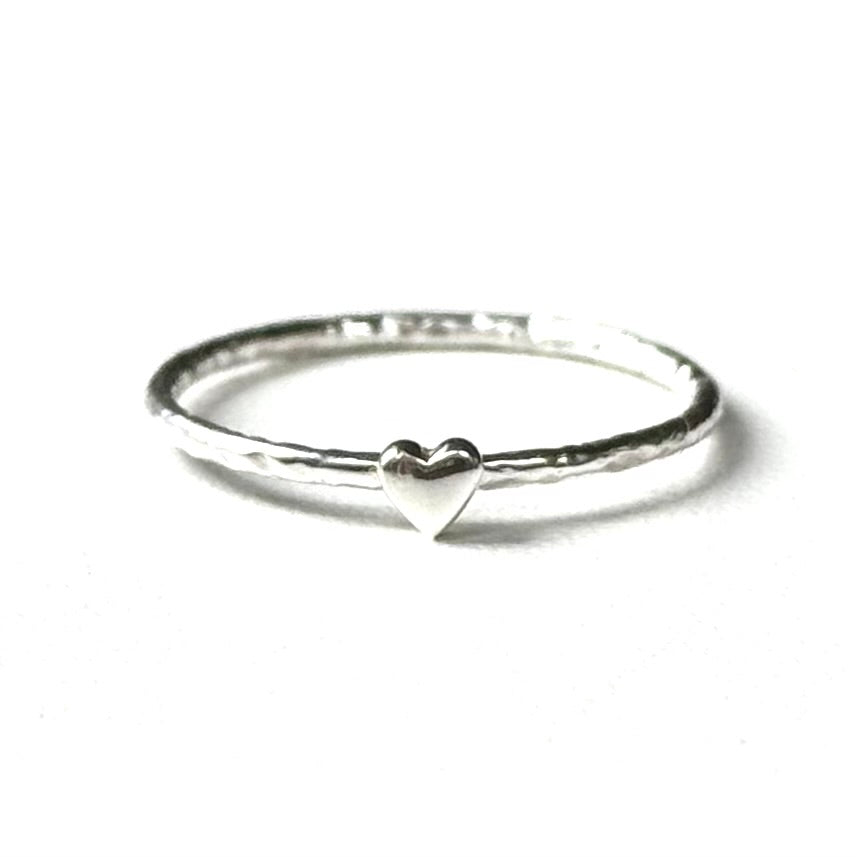 Heart plain ring 80
