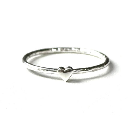 Heart plain ring 80
