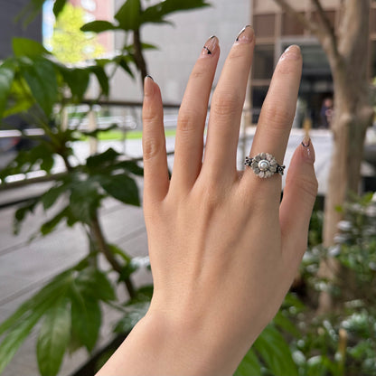 Flower design ring 11
