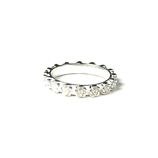 Rose plain ring