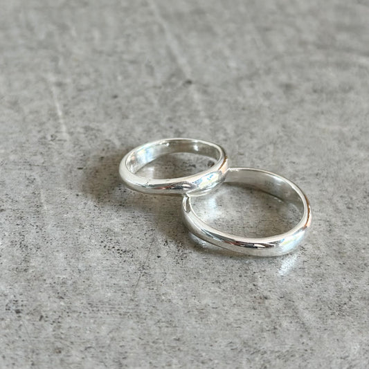 Silver925 plain ring 81