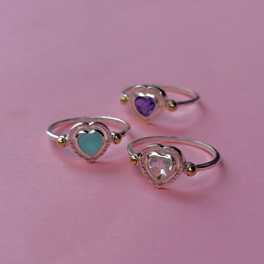 Heart design ring 1
