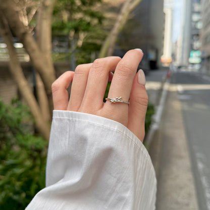 Silver925 design ring 90