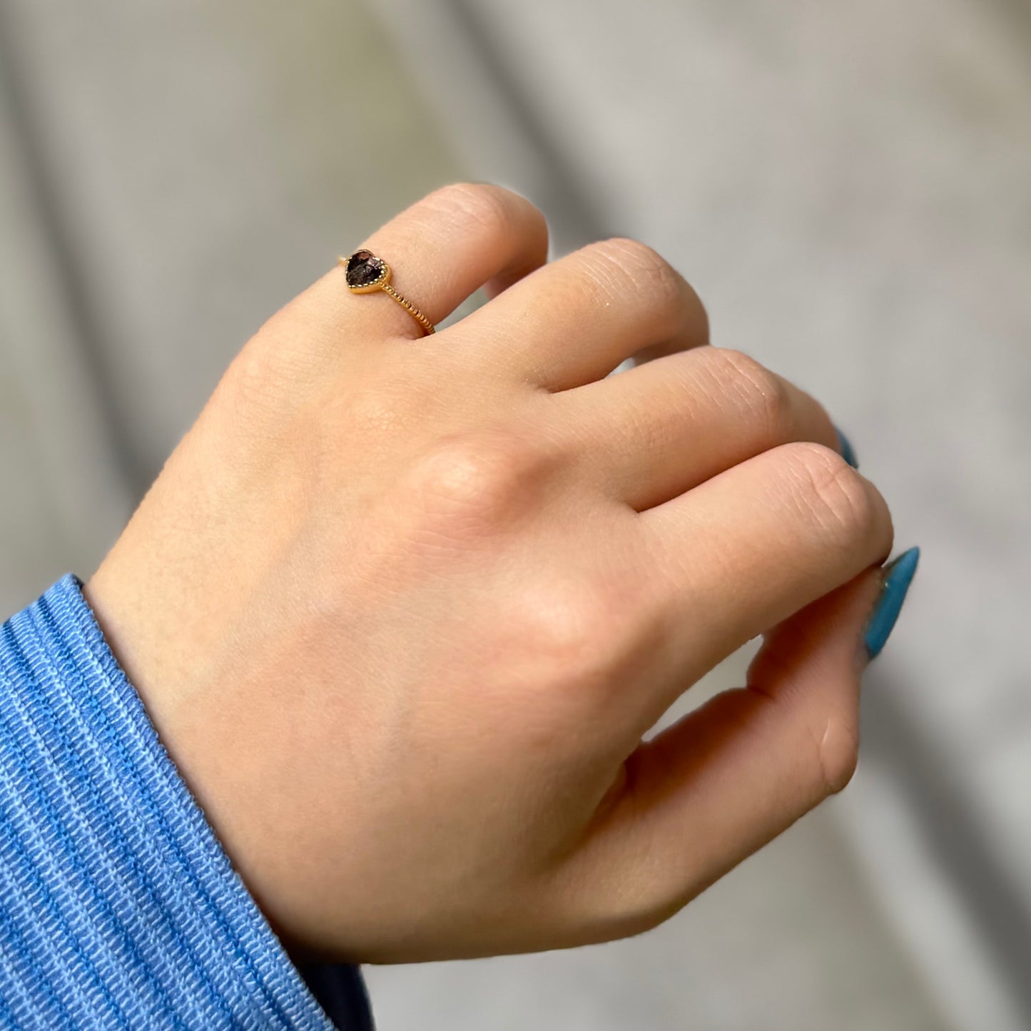 Brass Heart ring
