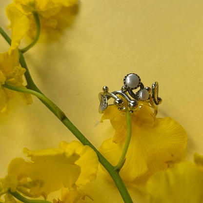 Pearl design ring 10