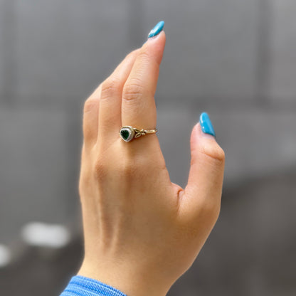 Heart design ring 6