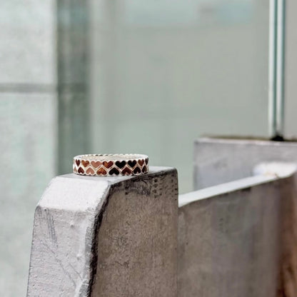 〈渋谷限定〉Heart enamel ring