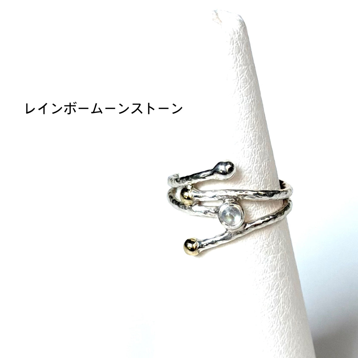 Silver925×brass design ring 20