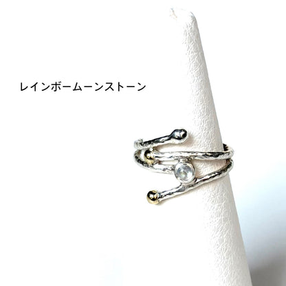 Silver925×brass design ring 20
