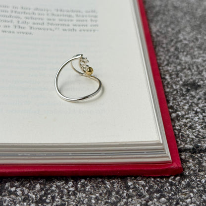 Star&Moon plain ring