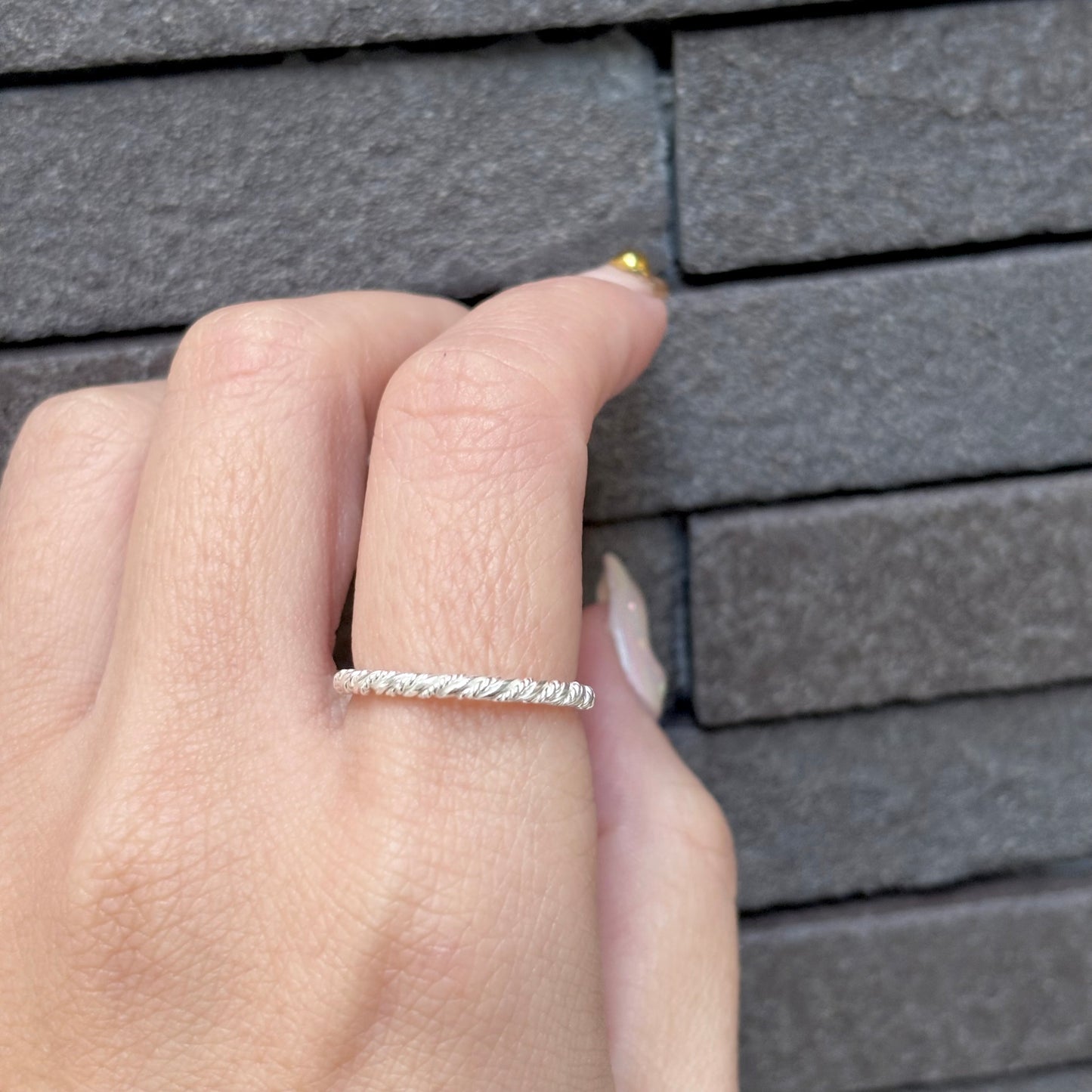 Silver925 plain ring 95