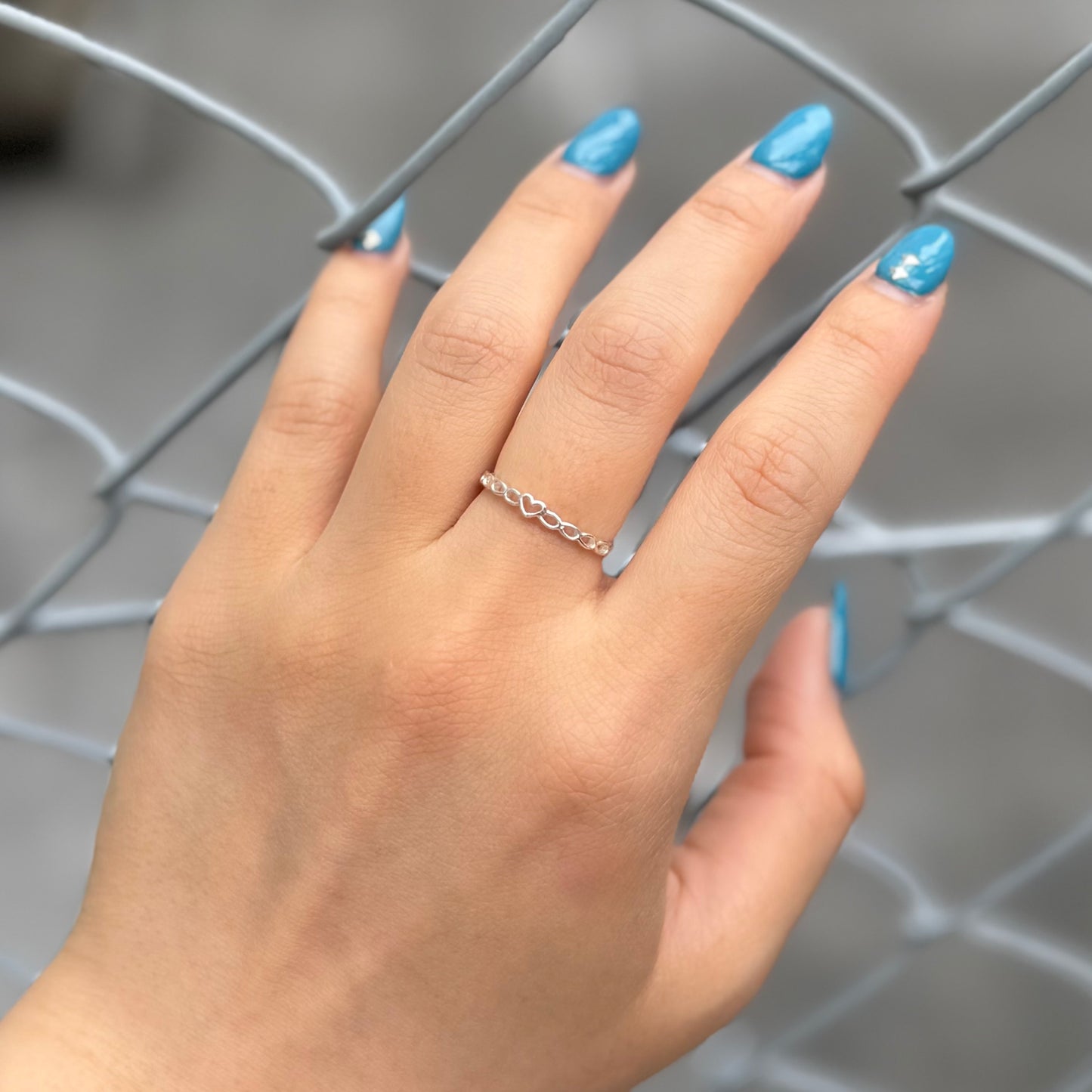 Heart plain ring 76