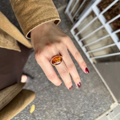 Amber design ring 3