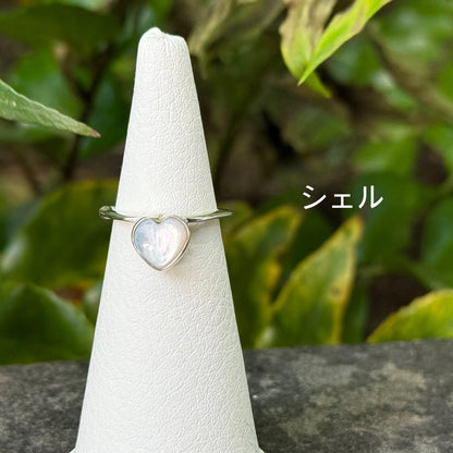 Heart ring & ear cuff