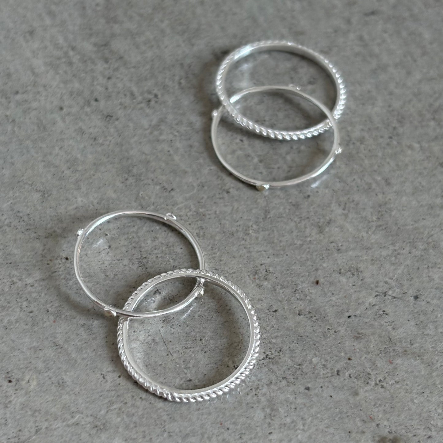 【Biju mam poco】Silver925×18K plain ring