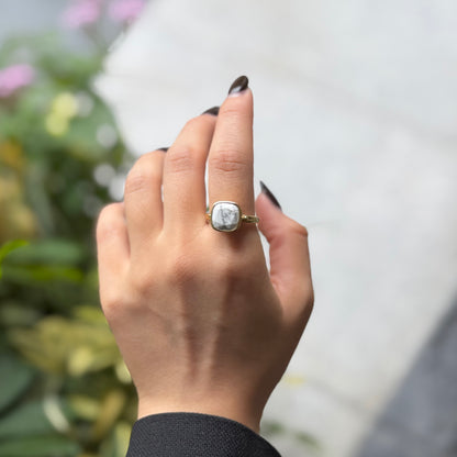 Brass square ring
