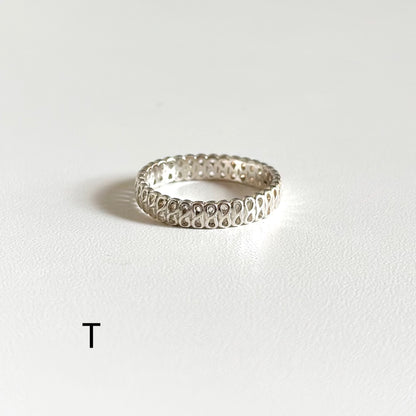 Silver925 plain ring 83