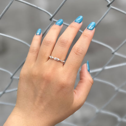 Silver925 plain ring 38