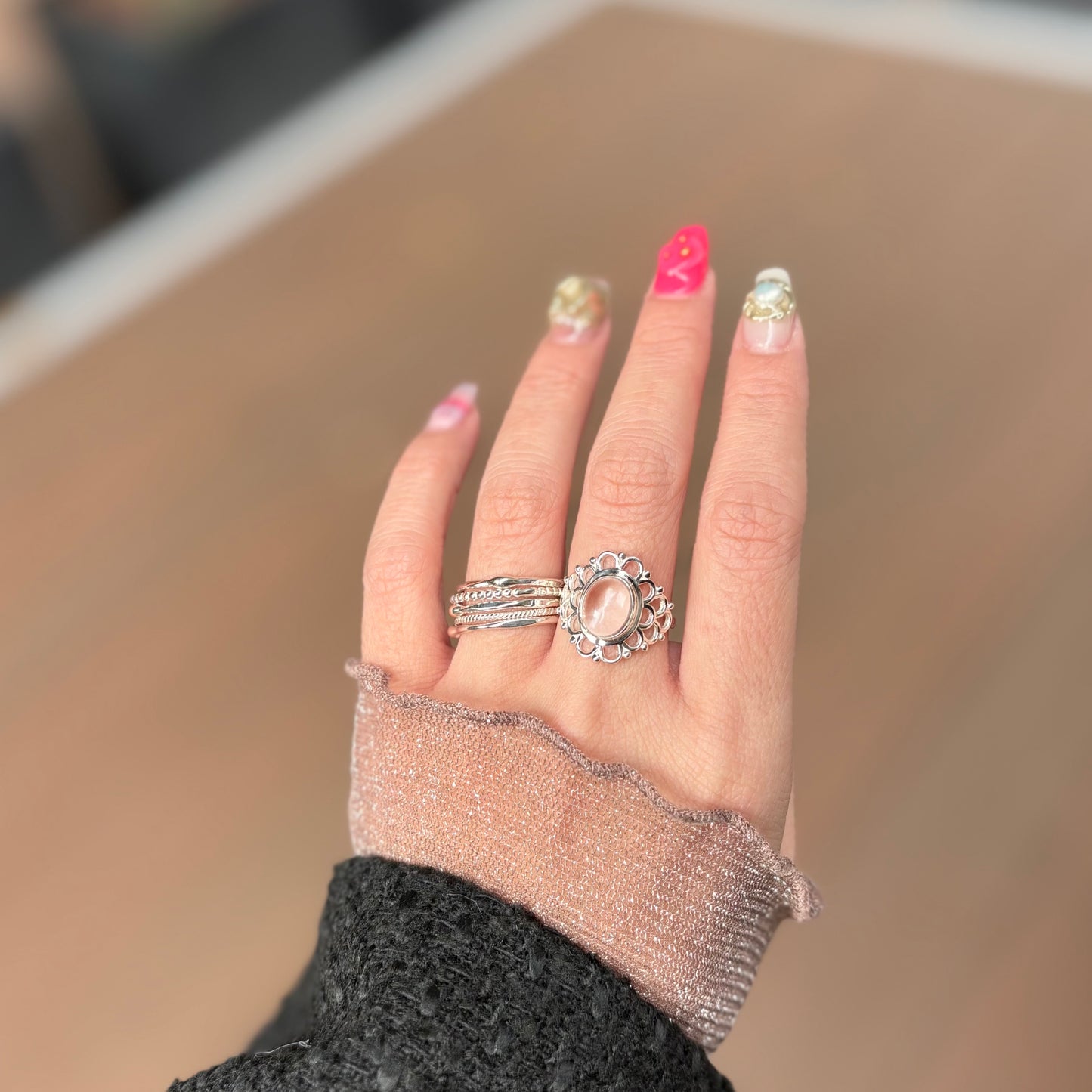 Stacking plain ring  1