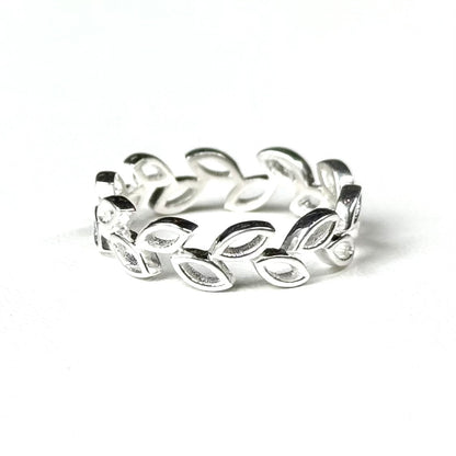 Leaf plain ring