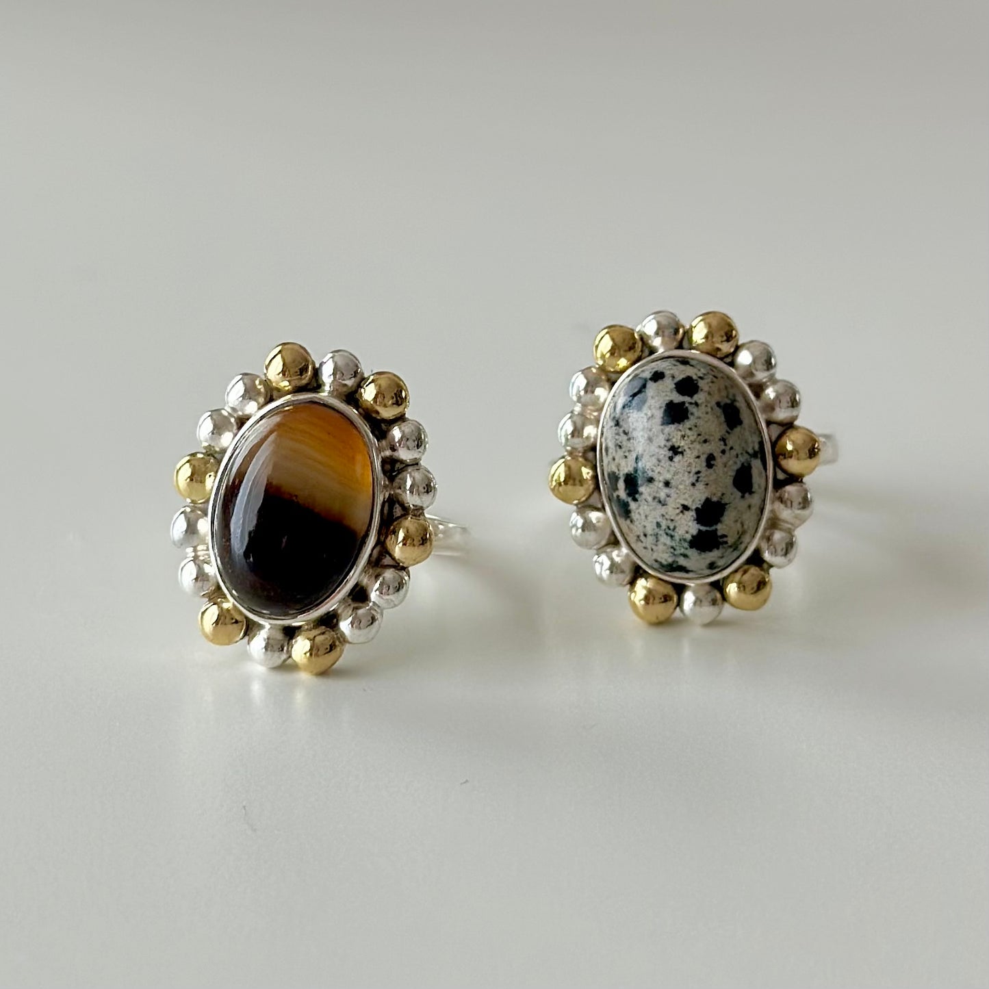 Silver925×Brass design ring