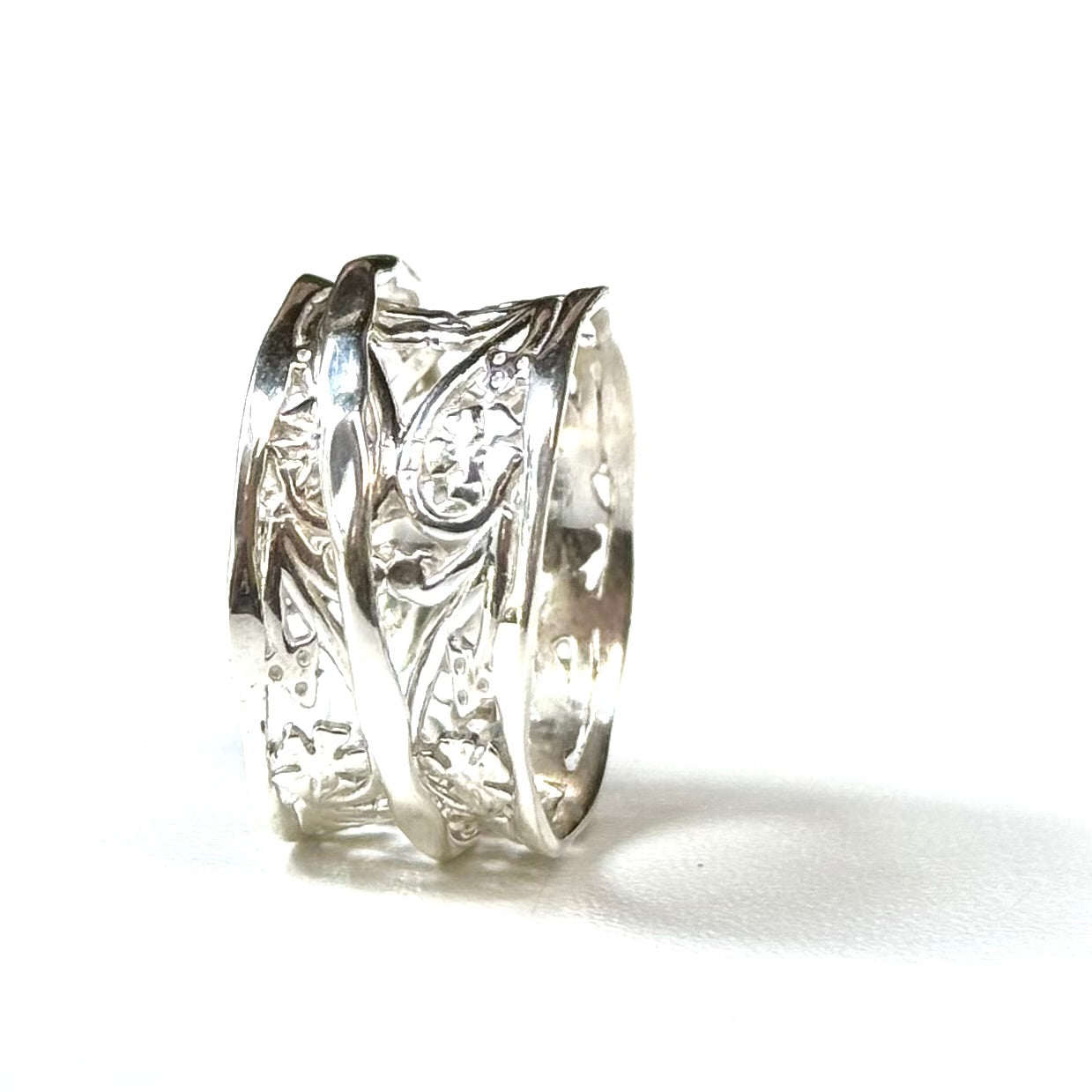 ビジュマム　マグネサイト　スターリング　11号 Moon＆Star design ring – Biju mam