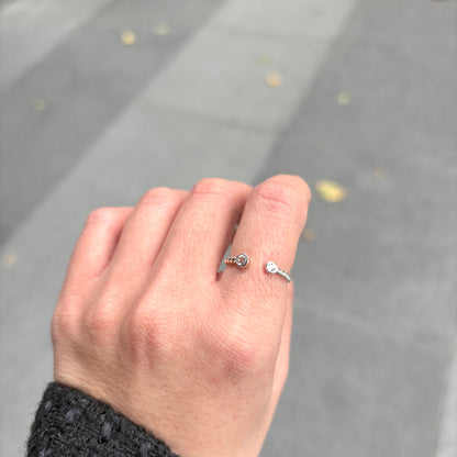 White topaz ring 2