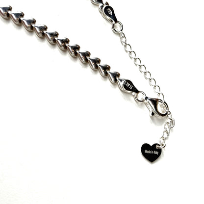 Silver925 chain  necklace 〈Heart〉2