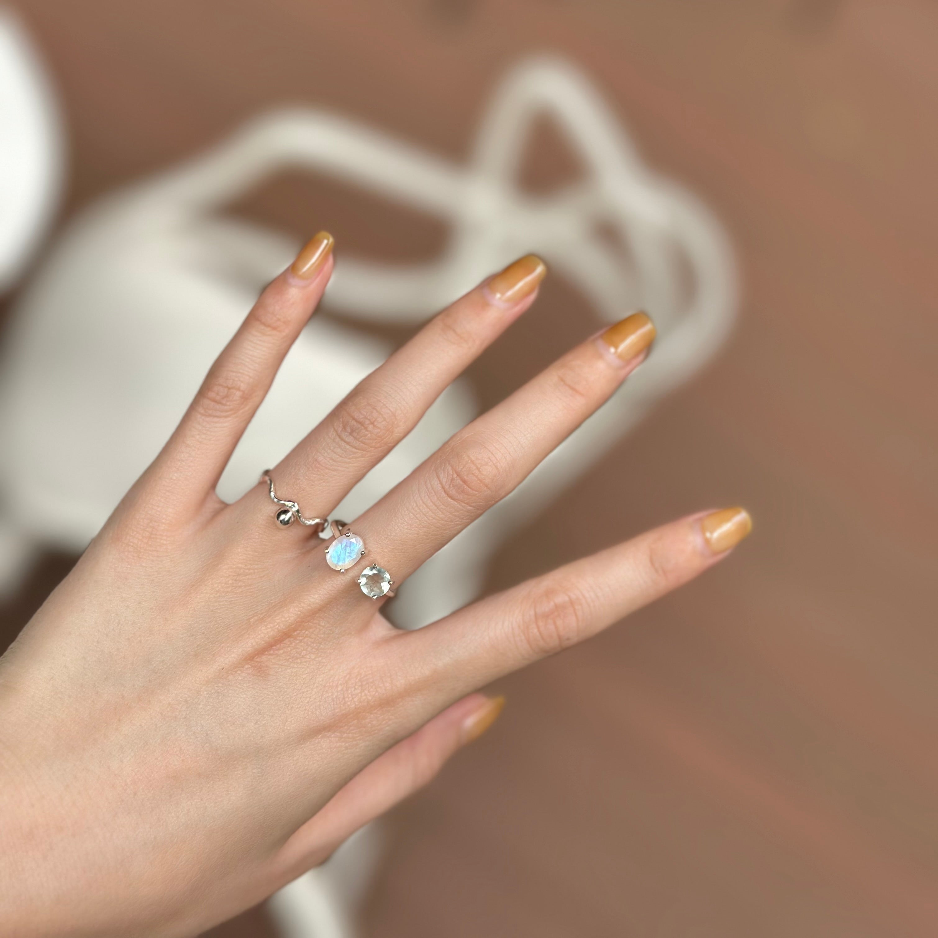 【MISSOMA】モルテン ジェムストーン リング セット Missoma Rings − Sale: up to −42% | Stylight