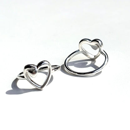Heart plain ring 27