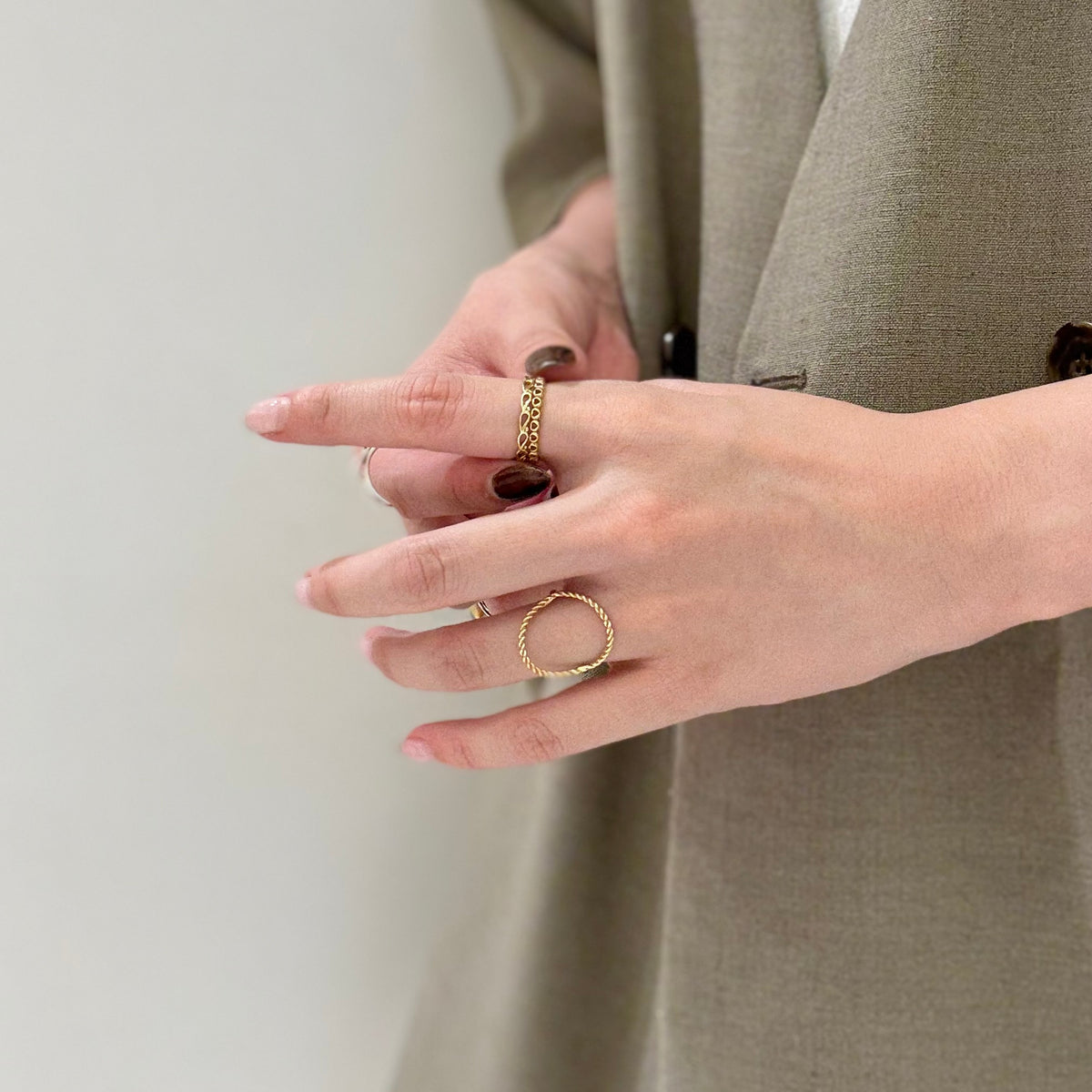 Brass plain ring 20