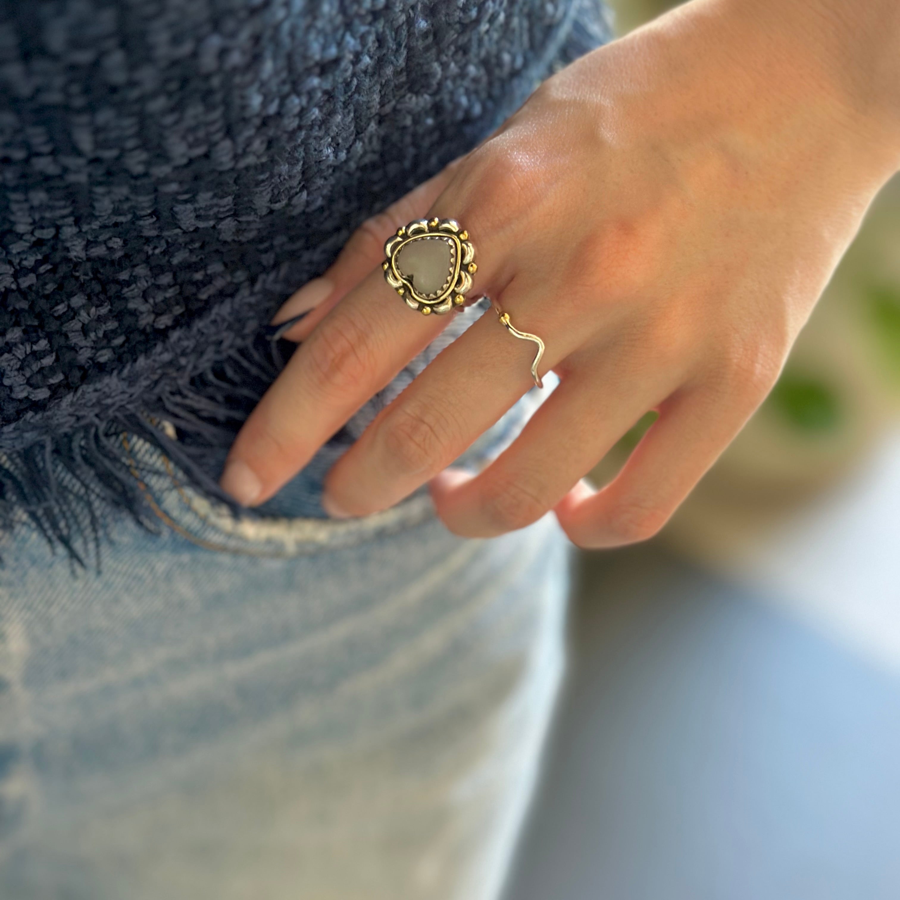 Biju mam＊Silver925×Brass plain ring Silver925×Brass plain ring 17 – Biju mam
