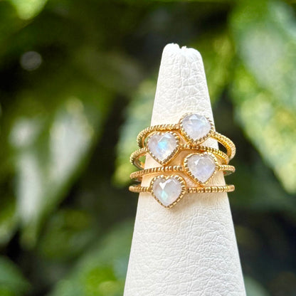 Brass Heart ring 1