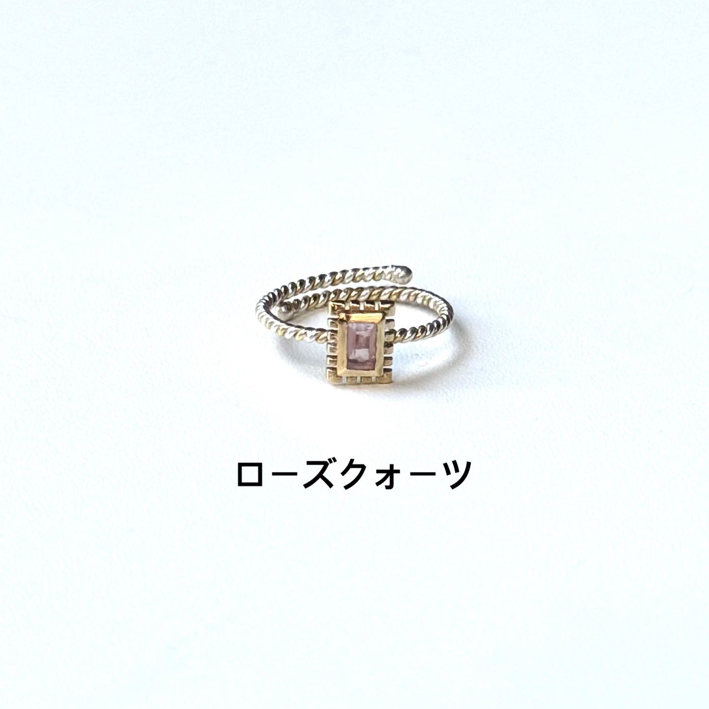 Silver925×Brass petit ring 6
