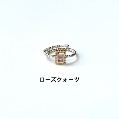 Silver925×Brass petit ring 6