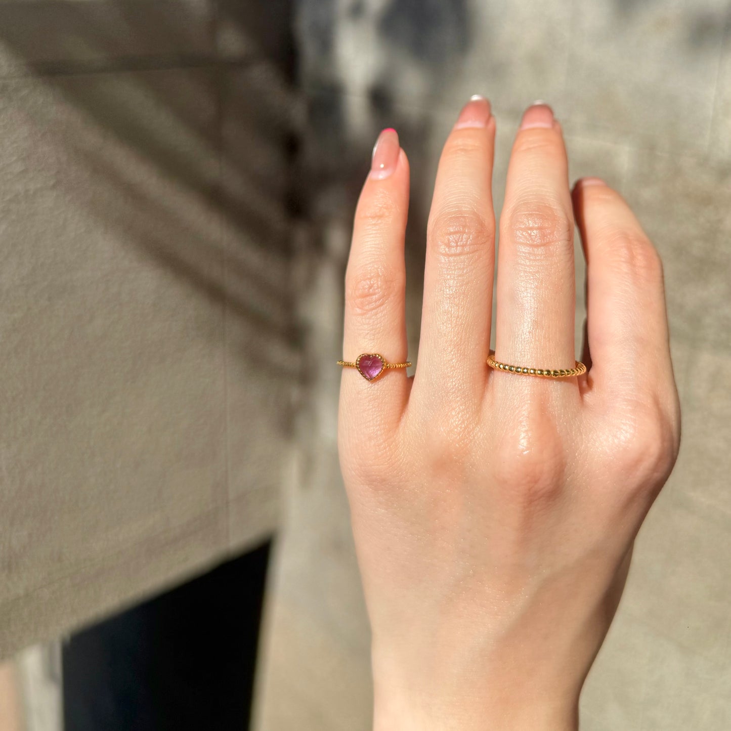Brass Heart ring 1