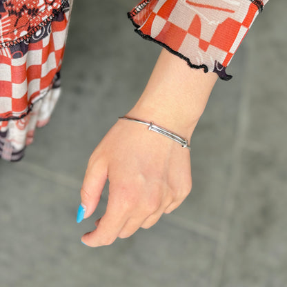 Silver925 plain bangle 3